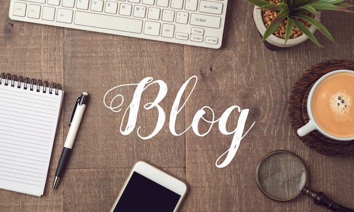 Blog and information website concept.